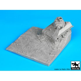 Black Dog 1:72 Zniszczony T-34 | Podstawka pod figurki |