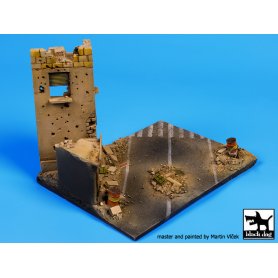 Black Dog 1:72 Ulica środkowy wschód | Podstawka pod figurki |