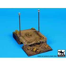 Black Dog 1:72 Zniszczony most | Podstawka pod figurki |