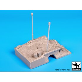 Black Dog 1:72 Zniszczony most | Podstawka pod figurki |