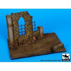 Black Dog 1:72 Ruiny katedry | Podstawka pod figurki |