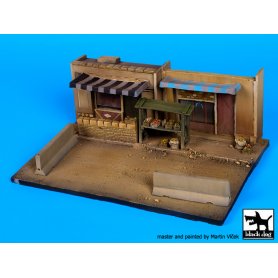 Black Dog 1:72 Sklep na środkowym wschodzie | Podstawka pod figurki |