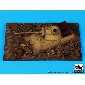 Black Dog 1:72 Zniszczona Panthera | Podstawka pod figurki |