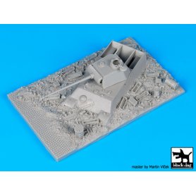 Black Dog 1:72 Zniszczona Panthera | Podstawka pod figurki |