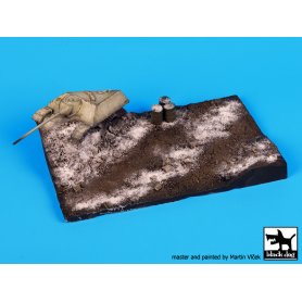 Black Dog 1:72 Zniszczony Jagdpanzer IV | Podstawka pod figurki |
