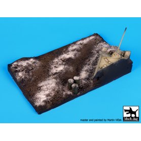 Black Dog 1:72 Zniszczony Jagdpanzer IV | Podstawka pod figurki |
