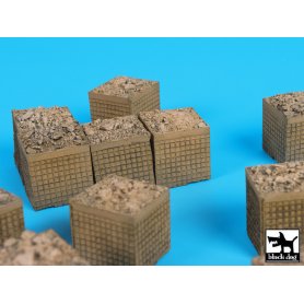 Black Dog Sandbag armored wall (HESCO) 1