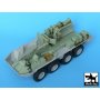 Black Dog M1126 Stryker (ICV) interior for AFV Club kit 35126, many photoetched and resin parts