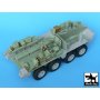 Black Dog M1126 Stryker (ICV) interior for AFV Club kit 35126, many photoetched and resin parts