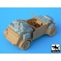 Black Dog Kubelwagen type 82 accessories set for Tamiya kit, 15 resin parts