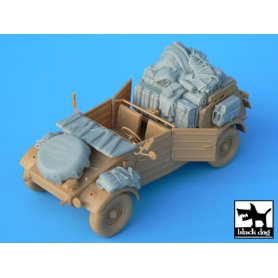 Black Dog Kubelwagen type 82 accessories set for Tamiya kit, 15 resin parts