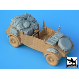 Black Dog Kubelwagen type 82 accessories set for Tamiya kit, 15 resin parts