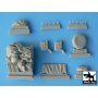 Black Dog Kubelwagen type 82 accessories set for Tamiya kit, 15 resin parts