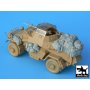 Black Dog Sd.Kfz. 222 &amp 223 accessories set for Tamiya kits, 12 resin parts