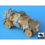 Black Dog Sd.Kfz. 222 &amp 223 accessories set for Tamiya kits, 12 resin parts