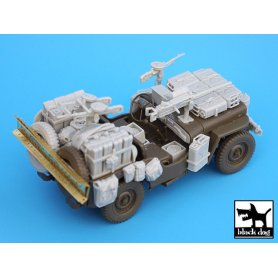 Black Dog British SAS Jeep Africa for TamiyaItaleri