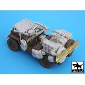 Black Dog British SAS Jeep Africa for TamiyaItaleri