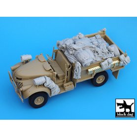 Black Dog British SAS Chevrolet Africa for Tamiya