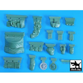 Black Dog 1:35 Akcesoria do Sd.Kfz.251 Ausf.C dla Dragon