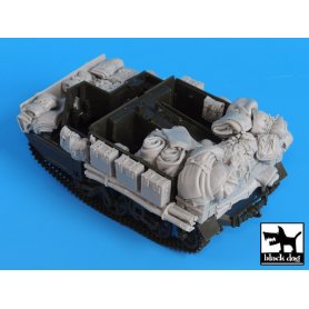 Black Dog Bren carrier accesories set for Tamiya