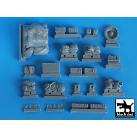Black Dog Cromwell accessories set for Tamiya