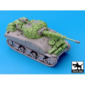 Black Dog British Sherman Firefly hessian tape camo net for Dragon