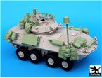 Black Dog 1:35 Accessories set for USMC LAV A2 / Trumpeter