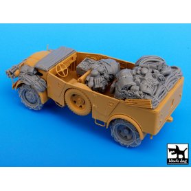 Black Dog German Steyr 1500Abig accessories set for Tamiya
