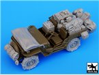 Black Dog 1:35 Accessories set for US Jeep / Tamiya