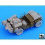 Black Dog US Jeep big accessories set for Tamiya