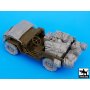 Black Dog US Jeep big accessories set for Tamiya