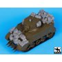 Black Dog M5A1 accessories set for Tamiya