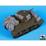 Black Dog M5A1 accessories set for Tamiya