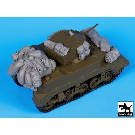 Black Dog M5A1 accessories set for Tamiya