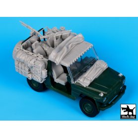Black Dog Mercedes Wolf Afganistan accessories set for Revell