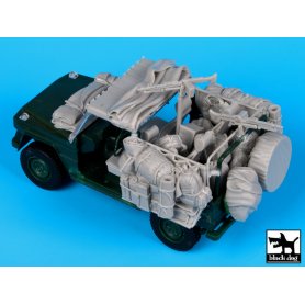 Black Dog Mercedes Wolf Afganistan accessories set for Revell