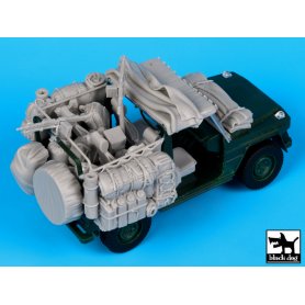 Black Dog Mercedes Wolf Afganistan accessories set for Revell