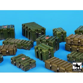 Black Dog Universal modern plastic boxes accessories set