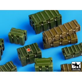 Black Dog Universal modern plastic boxes accessories set