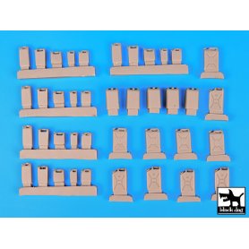 Black Dog Moder plastic cans accessories set