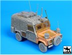 Black Dog 1:35 Akcesoria do Land Rover Defender Snatch Barracuda dla Hobby Boss