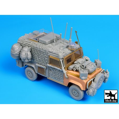 Black Dog Land Rover Defender Snatch Barracuda big set for Hobby Boss