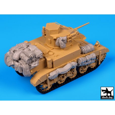 Black Dog M3 Stuart Honey accessories set for Academy