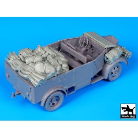 Black Dog Kfz. 70 MB 1500A accessories set for Mini Art
