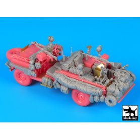 Black Dog Land Rover Pink Panther accessories set for Italeri