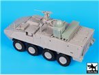 Black Dog 1:35 Accessories set for US Stryker WINT-T B / Trumpeter