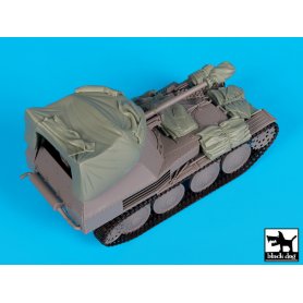Black Dog Marder III with canvas accessories set for Dragon
