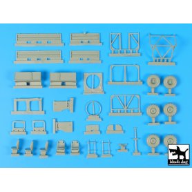 Black Dog Unimog Belgian spec. forces accessories set for Revell