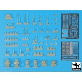Black Dog Unimog Belgian spec. forces accessories set for Revell