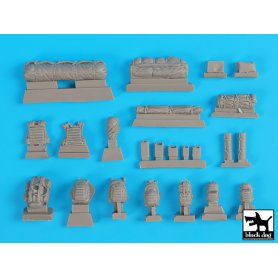 Black Dog AMX 10 RCR Separ accessories set for Tiger-Model